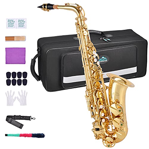 EASTROCK Alto Saxophone Gold E Flat Sax