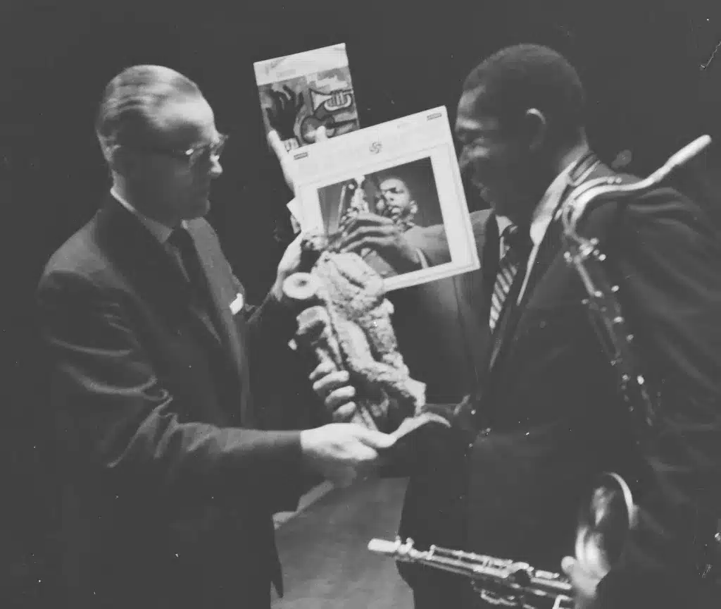 1961 photo of John Coltrane